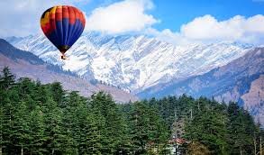 hot air baloon in manali kasol trip